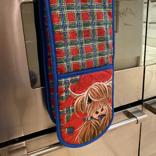 Scottish Themed Double Oven Gloves - 9 Designs
