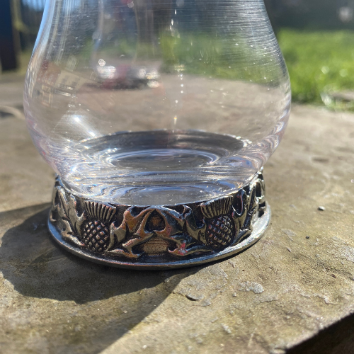 Thistle Whisky Tasting Pewter Glass