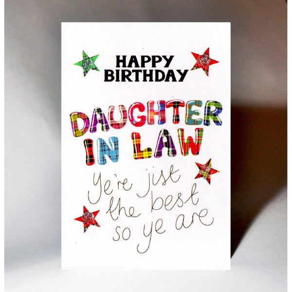 daughter in law birthday card