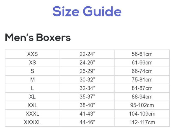 Bawbags Original Boxer Shorts - Blue Tartan in 4 Sizes (M, L, XL, 2XL)