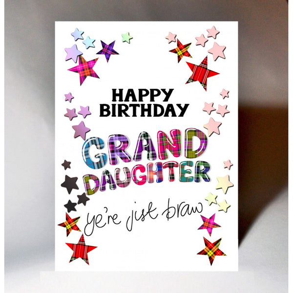 Grandaughter Birthday Card