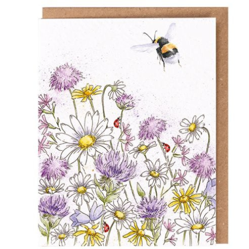 Wrendale Seed Greeting Card Bee