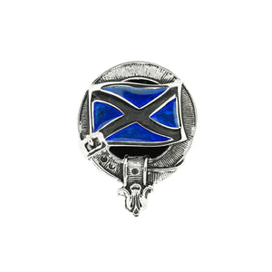 Saltire Lapel Tie Pin Made in Scotland by Art Pewter (CLP125)