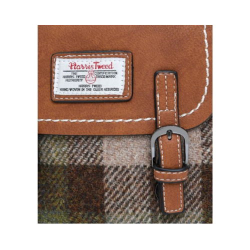 Harris Tweed Mini Jura Chestnut Tartan Backpack 8700