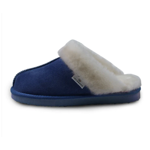 Sheepskin Slippers Navy