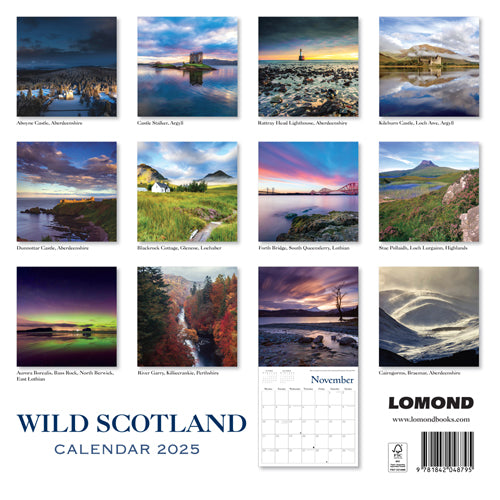 2025 Wild Scotland Calendar 
