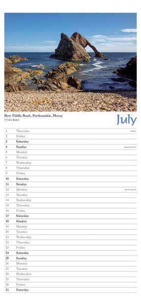 2027 Calendar Scotland Appointments