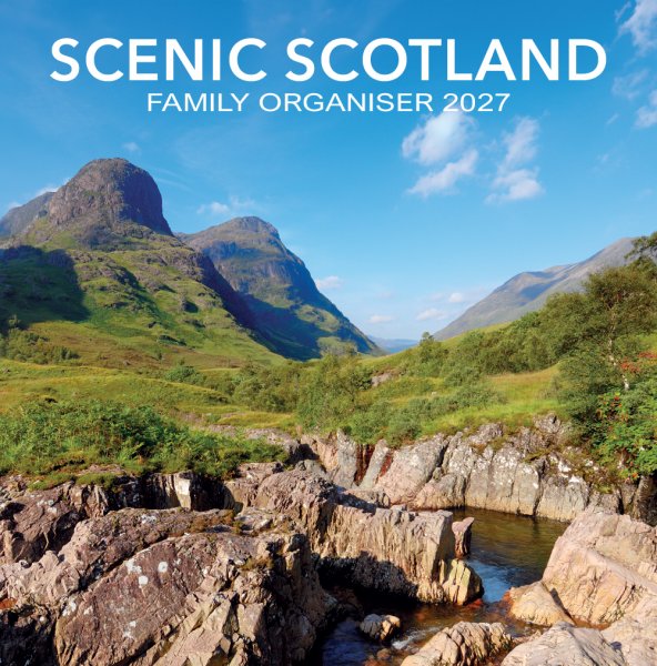 2027 Calendar Scenic Scotland Family Organiser
