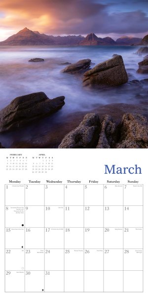 2027 Calendar Wild Scotland