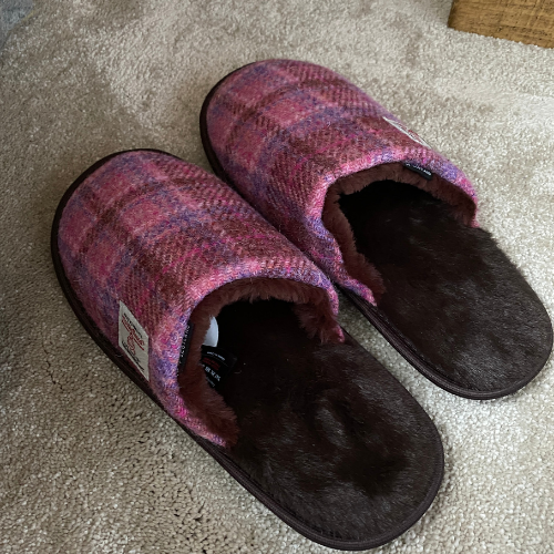 Slippers Harris Tweed