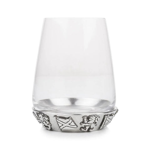 AE Williams Pewter lion Rampant Saltire Tumbler 