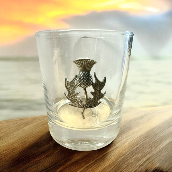 AE Williams Thistle Whisky Glass