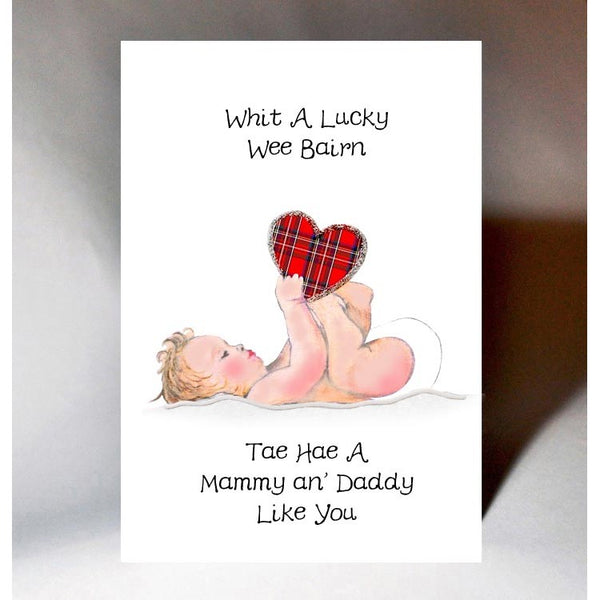 Scottish Baby Card