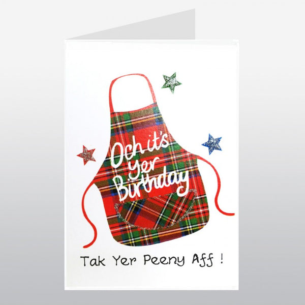 Scottish Birthday Card Tak Yer Peeny Aff BD61