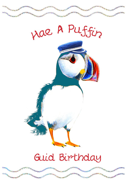 Birthday Card Puffin