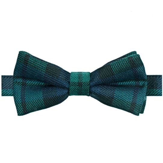 Black Watch Modern Wool Bow Tie