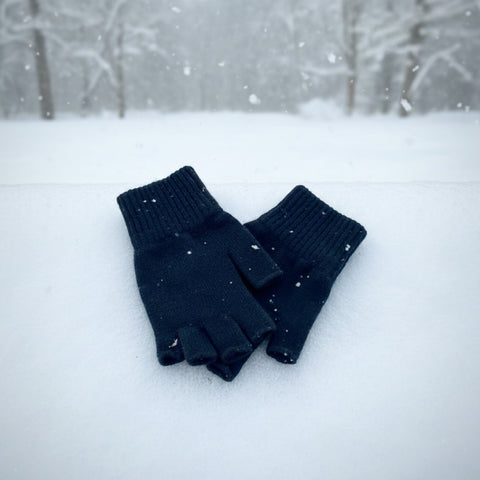 Cashmere Fingerless Gloves Mens Made In Scotland