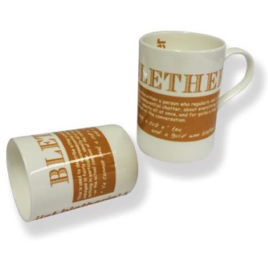 Bone China Mugs - Scottish Words 12 Designs