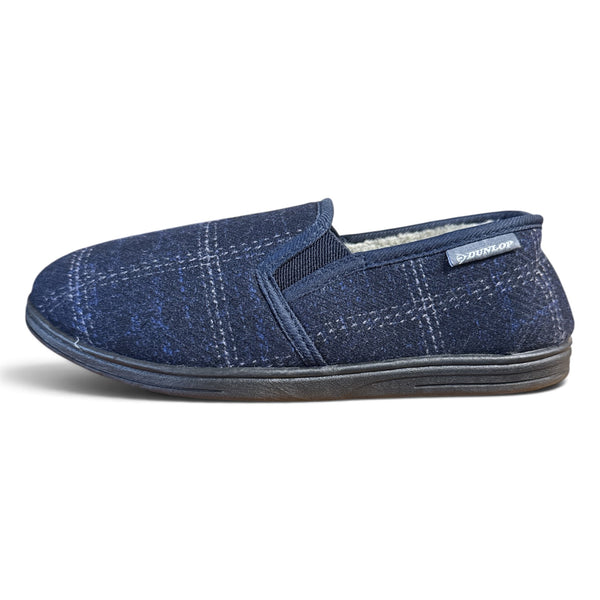 Blue Checked Slipper