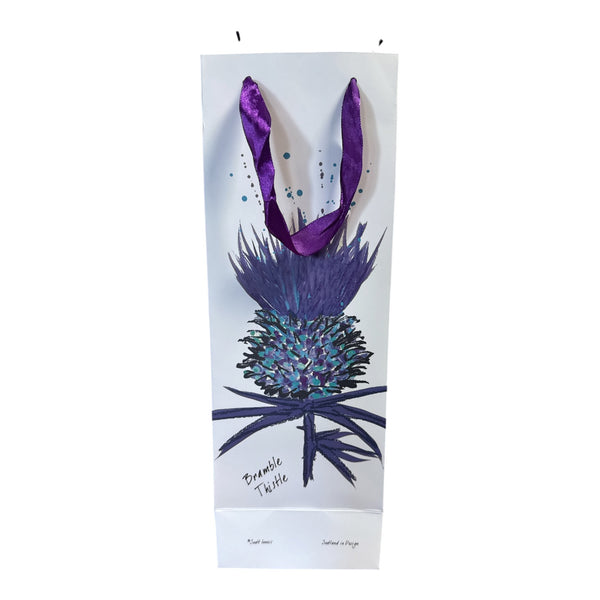 Bottle Gift bag Bramble Thistle Scottish