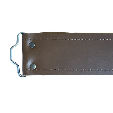 Brown Leather Adjustable Kilt Belt