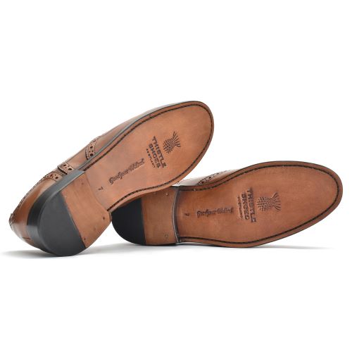 Camel Brown DayBrogue Model 873B by Thistle Shoes