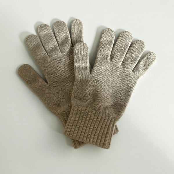 Cashmere Camel Gloves