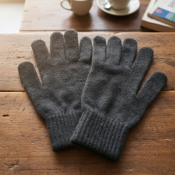 Cashmere Charcoal Gloves