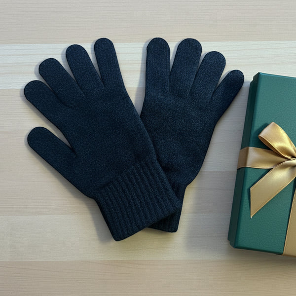 Cashmere Dark Grey Gloves 