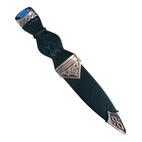 Celtic Sgian Dubh With Stone Top - Copper Finish SD38SB