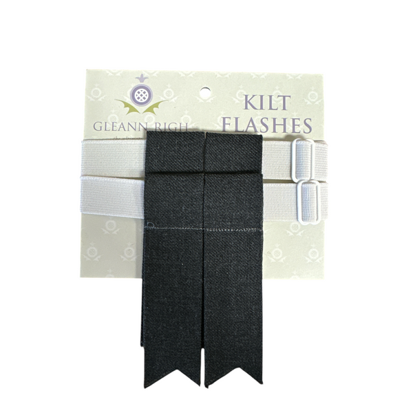 Charcoal Childrens Kilt Flashes