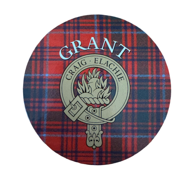 Clan Crest Coaster Grant