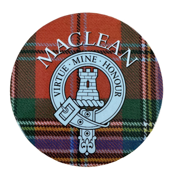 Clan Crest Coaster MacLean