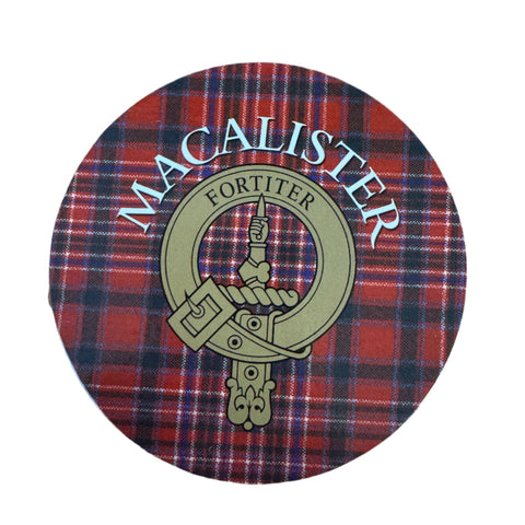 Clan Crest Coaster Macalister