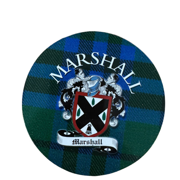 Clan Crest Coaster Marshall