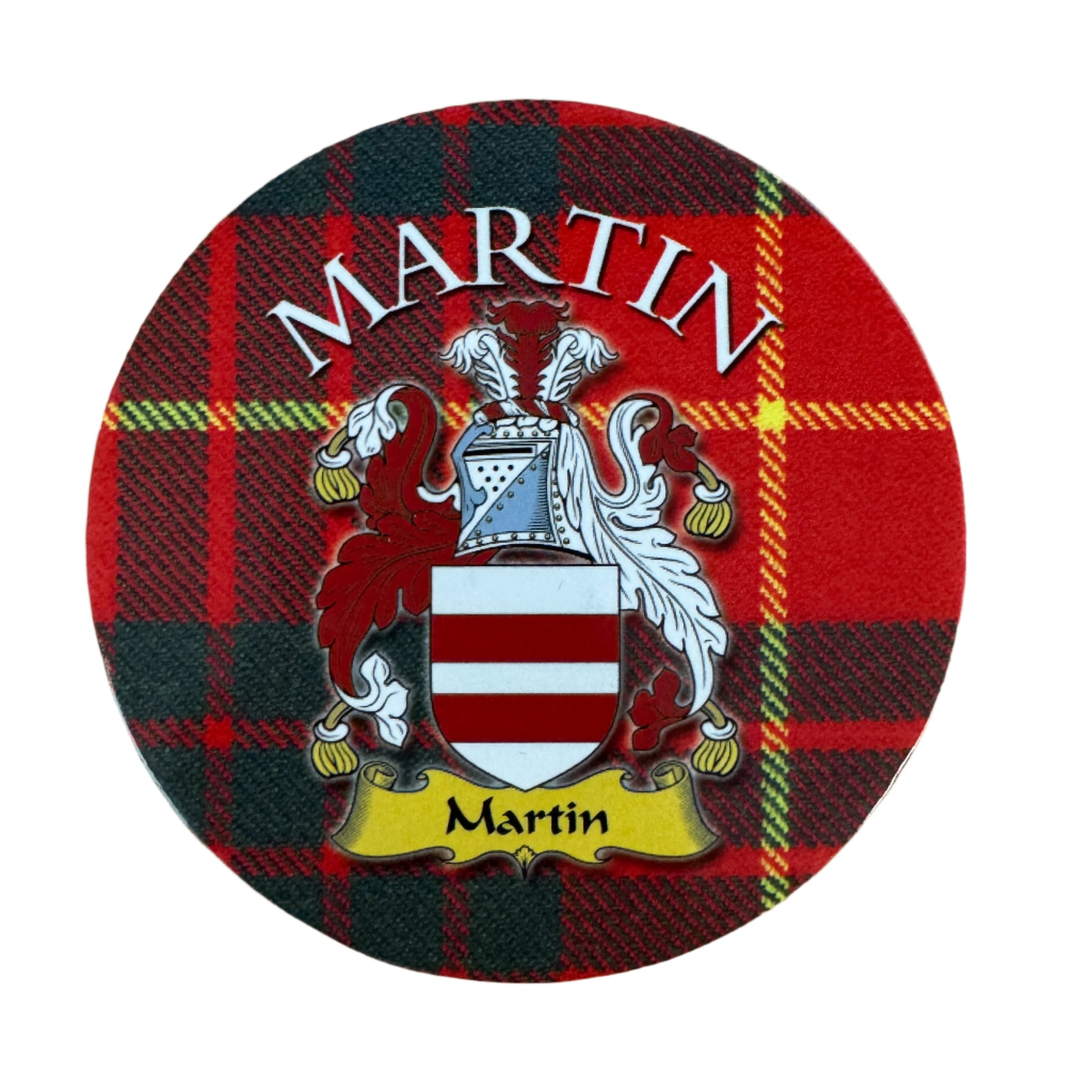 Clan Crest Coaster Martin