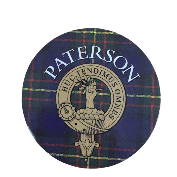 Clan Crest Coaster Paterson