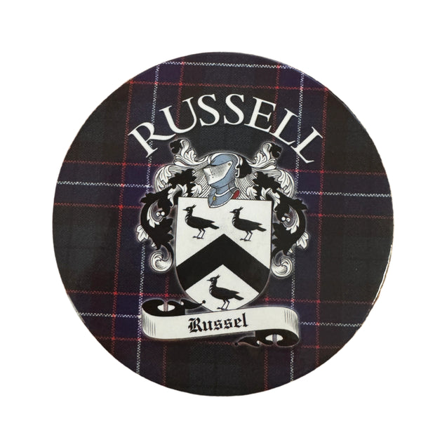 Clan Crest Coaster Russell 1