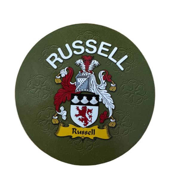 Clan Crest Coaster Russell