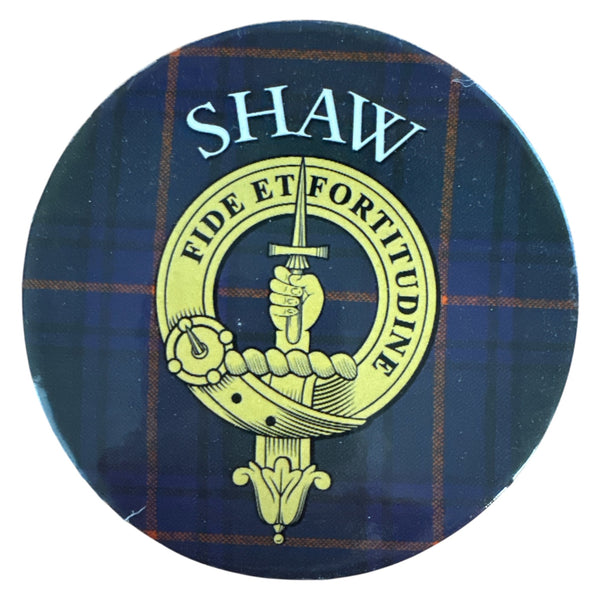 Clan Crest Coaster Shaw