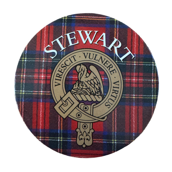 Clan Crest Coaster Stewart
