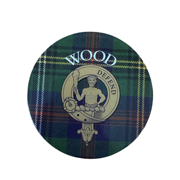 Clan Crest Coaster Wood