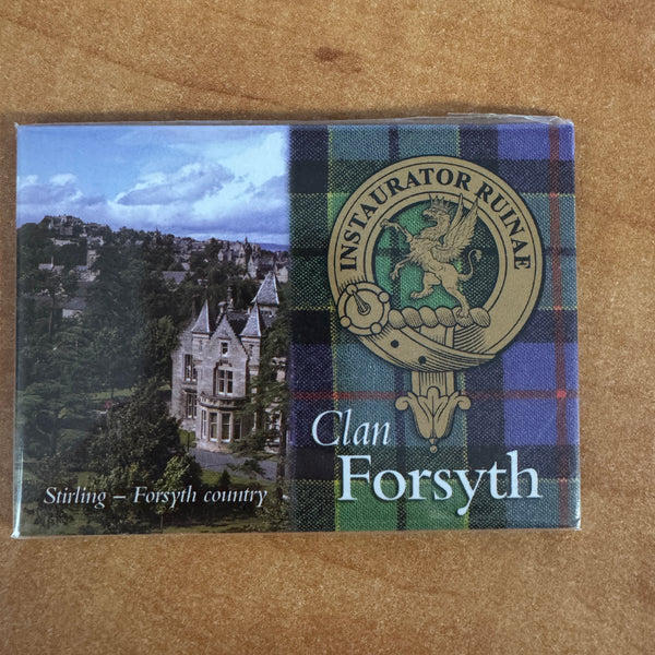 Clan Crest Fridge Magnet Forsyth