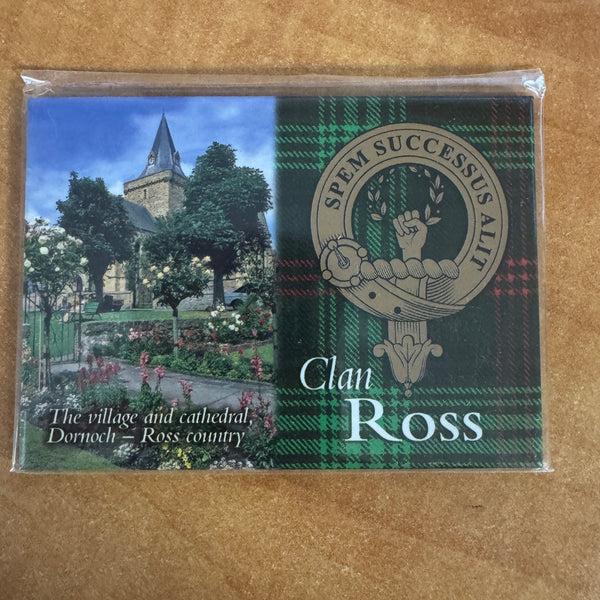 Clan Crest Fridge Magnet Ross