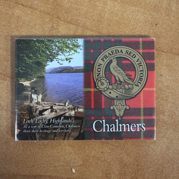 Clan Crest Magnet Chalmers