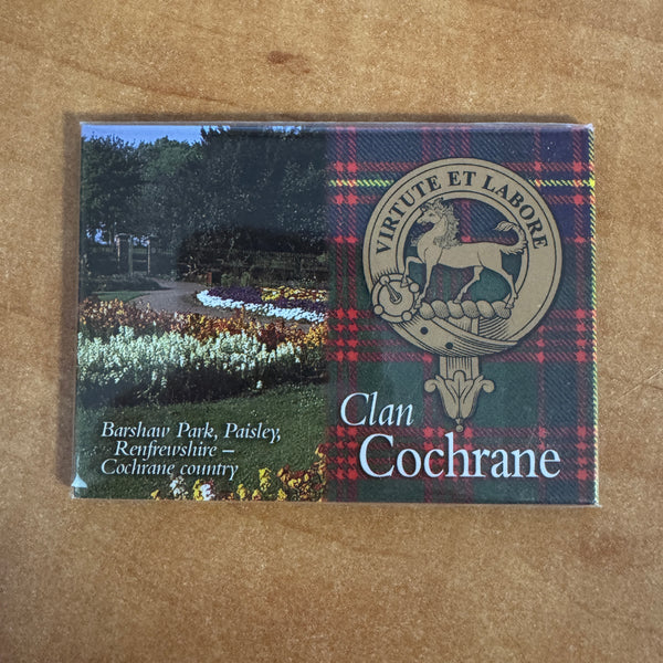 Clan Crest Magnet Cochrane