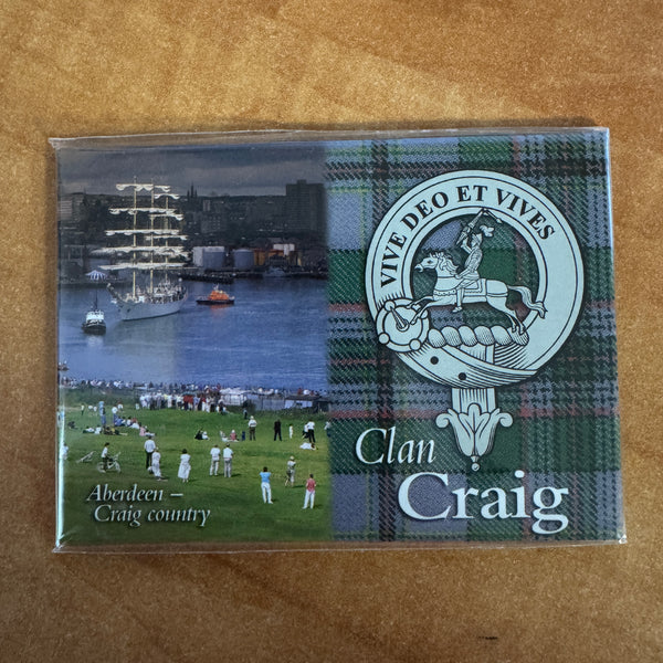 Clan Crest Magnet Craig