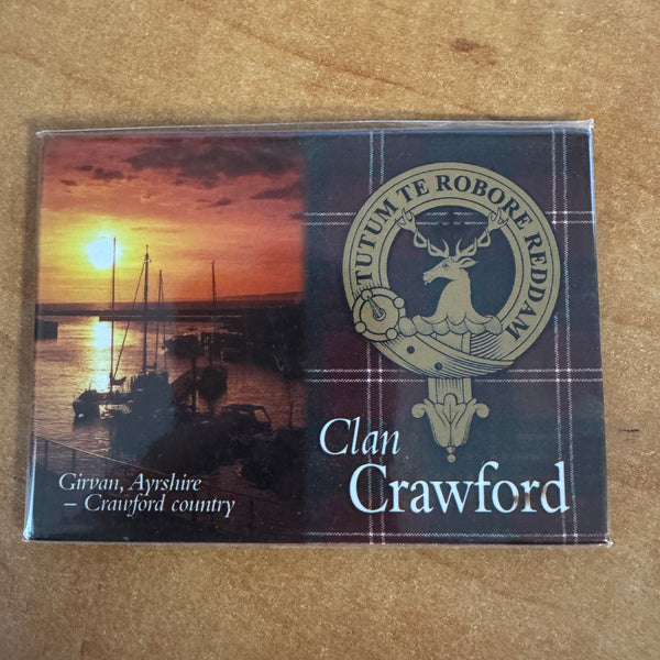 Clan Crest Magnet Crawford