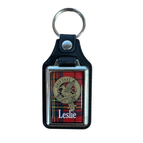 Clan Crest key Chain Leslie