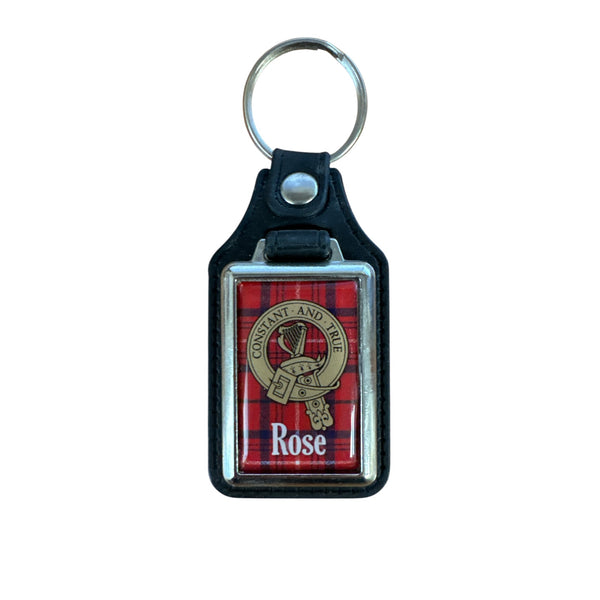 Clan Crest key Ring Rose